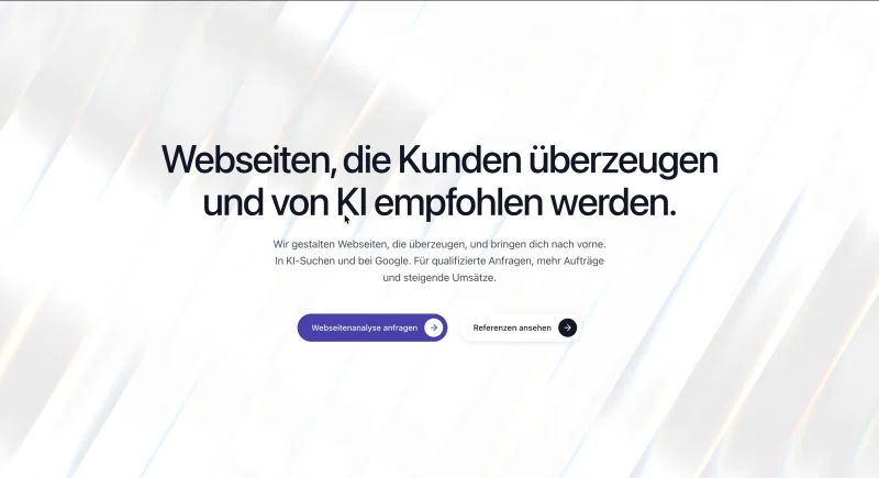 Das neue LiraTech-Website-Konzept: Hero aus der bereitgestellten Bildschirmaufnahme.
