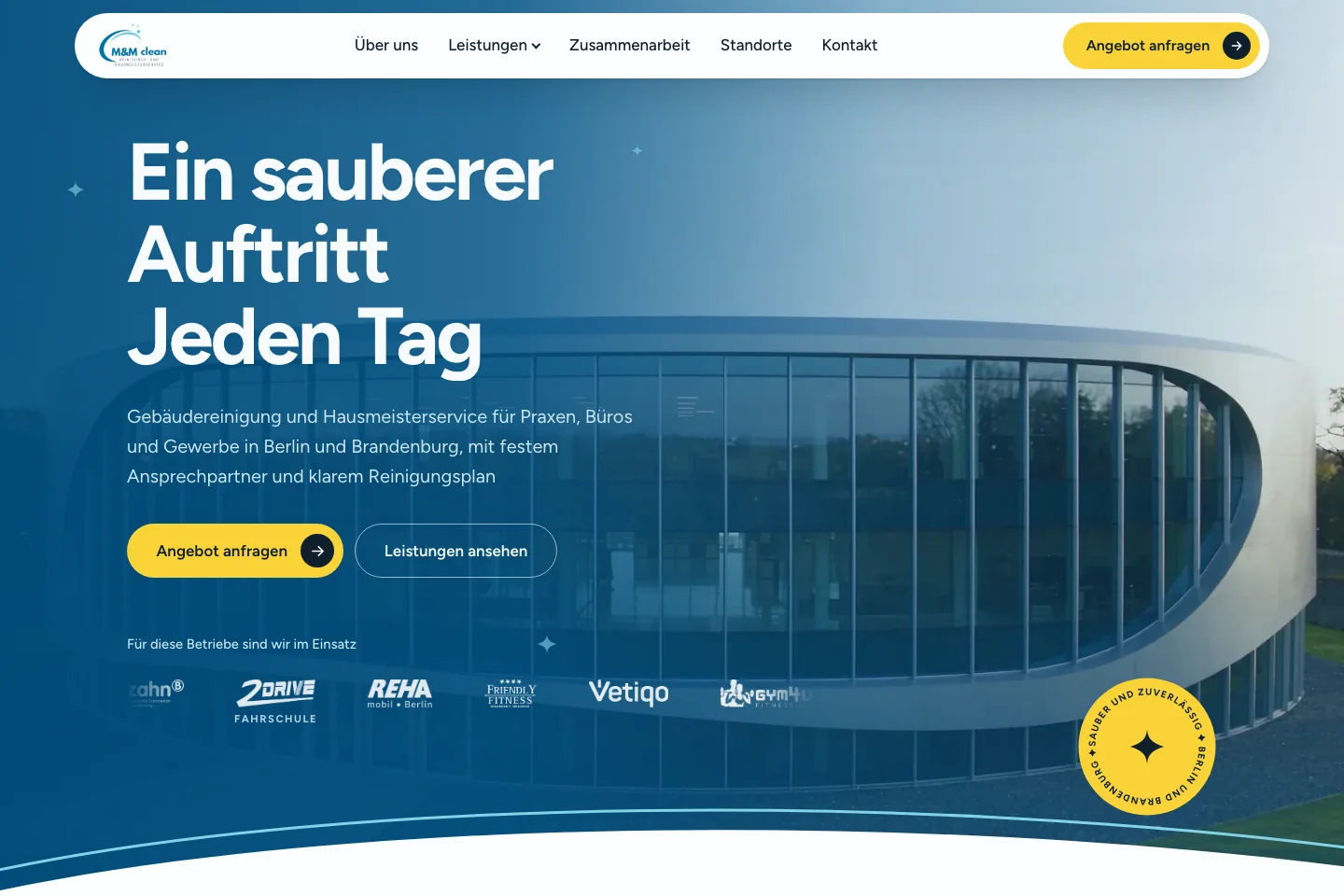 Startseite von mm-clean.de · veröffentlichte Website am 20.10.2026.